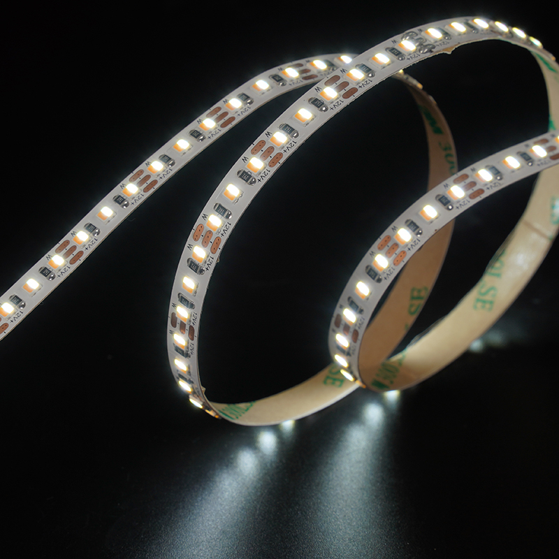 2835 2in1 156leds/m CCT 12V 8MM