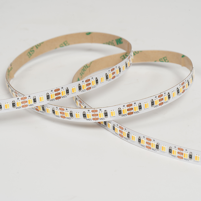 2835 2in1 156leds/m CCT 12V 8MM