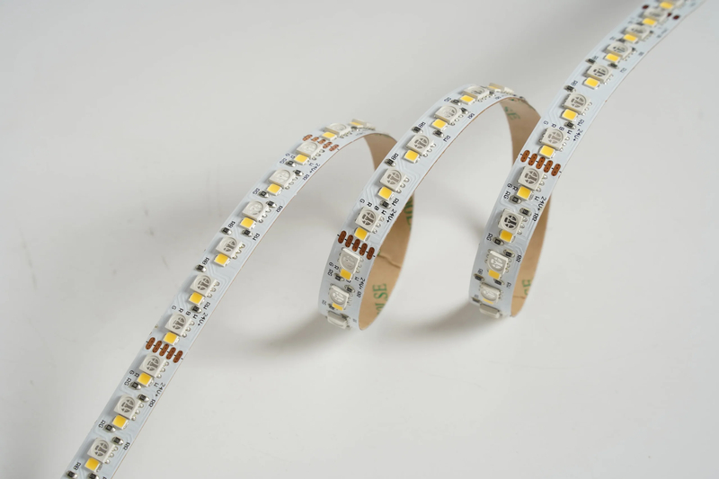 5050+2835 168leds/m RGB+W 24V 12MM