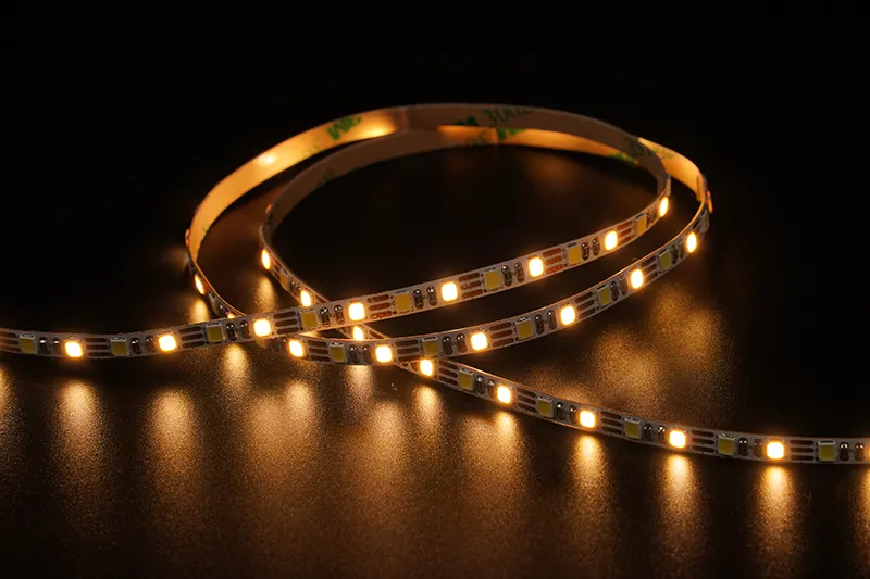 2835 120leds/m CCT 24V 5MM 2led cutting