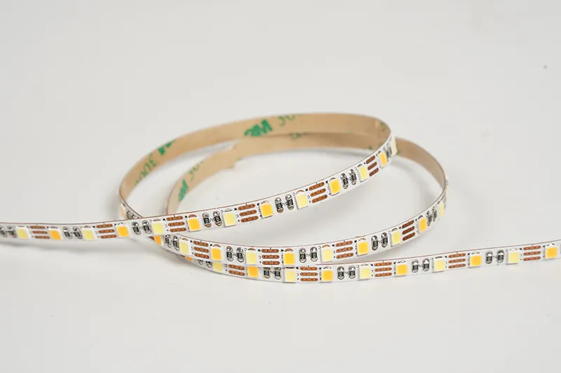 2835 120leds/m CCT 12V 5MM 2led cutting