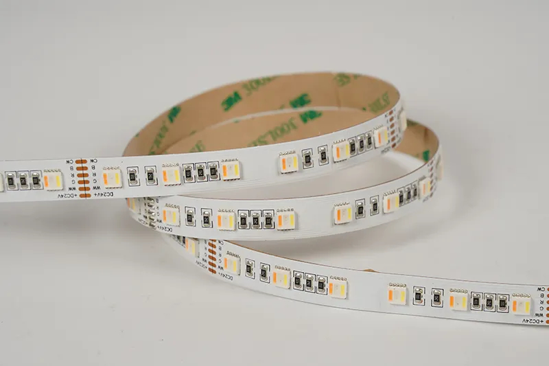5050 5in1 60leds/m RGBCCT 24V 12MM
