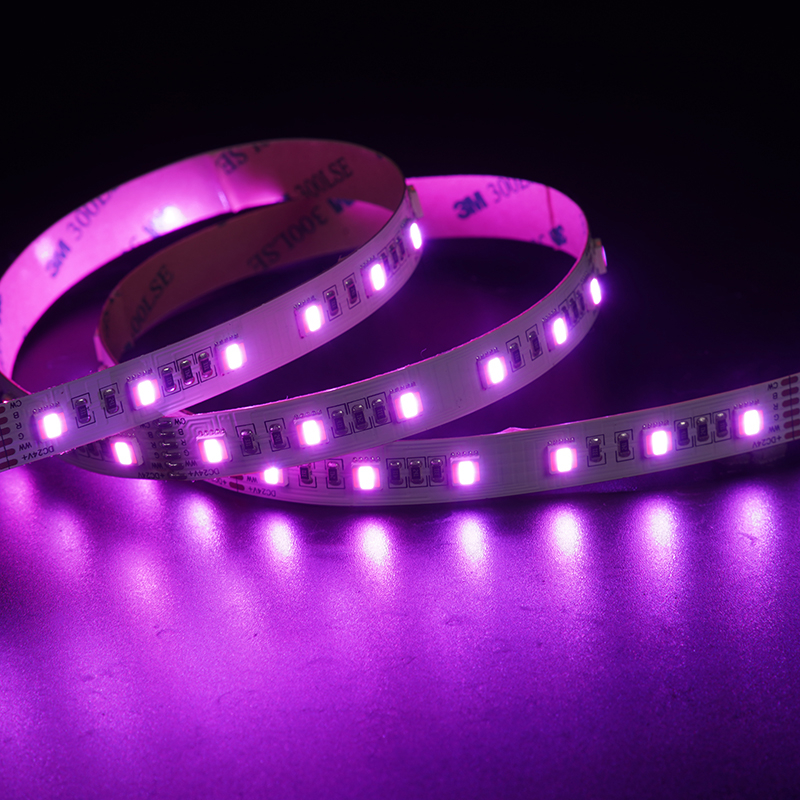 5050 5in1 60leds/m RGBCCT 24V 12MM