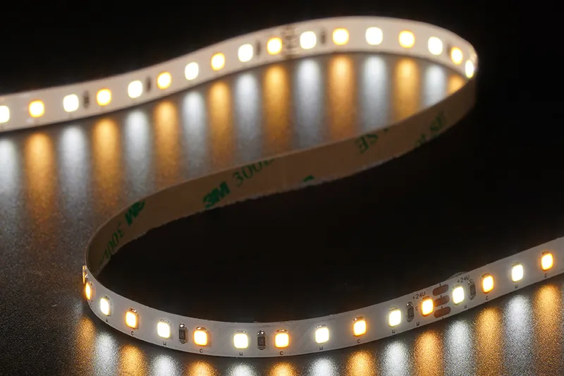 2835 120leds/m CCT 24V 8MM