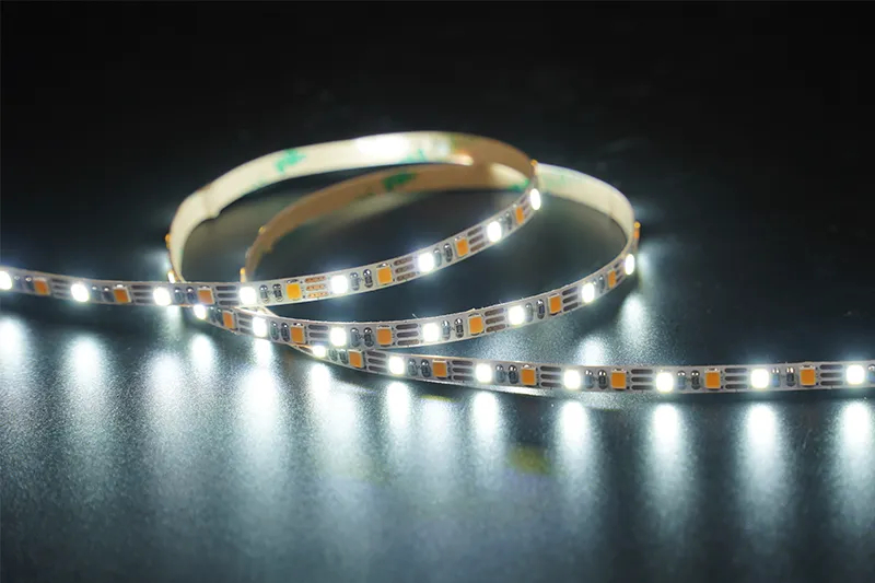 2835 120leds/m CCT 12V 5MM 2led cutting