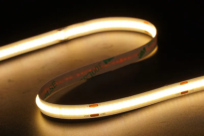COB 378leds/m 24V 8MM CRI≥90