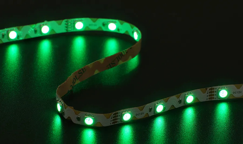5050 48leds/m RGB 12V 8MM（S shape)