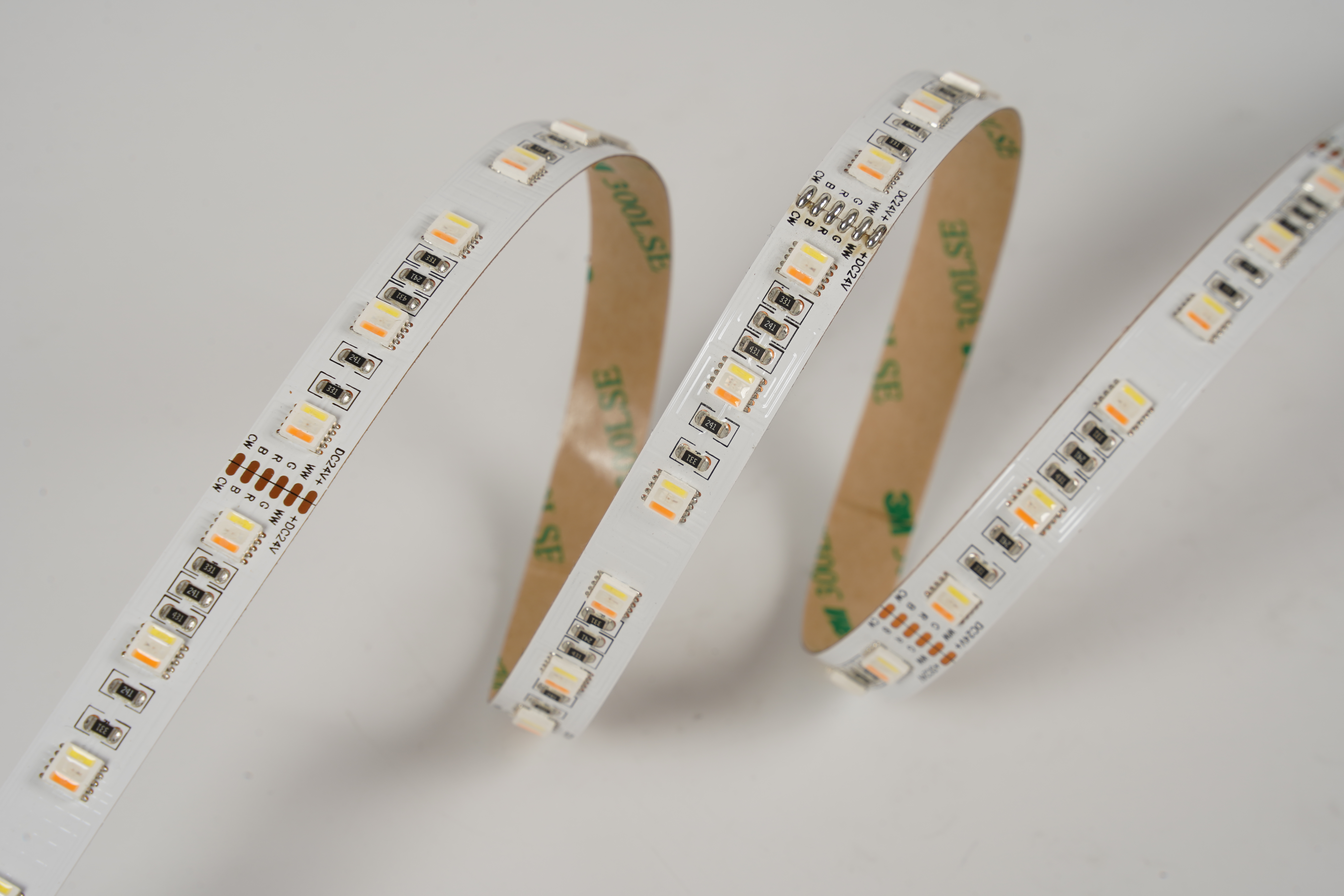 5050 5in1 60leds/m RGBCCT 24V 12MM