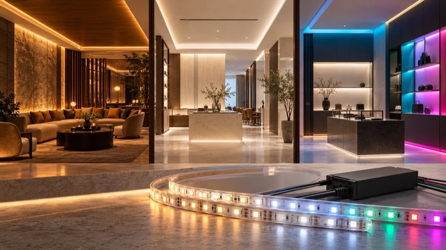 Tunable White vs Dim-to-Warm vs RGBW LED Strip: How to Choose for Commercial Projects