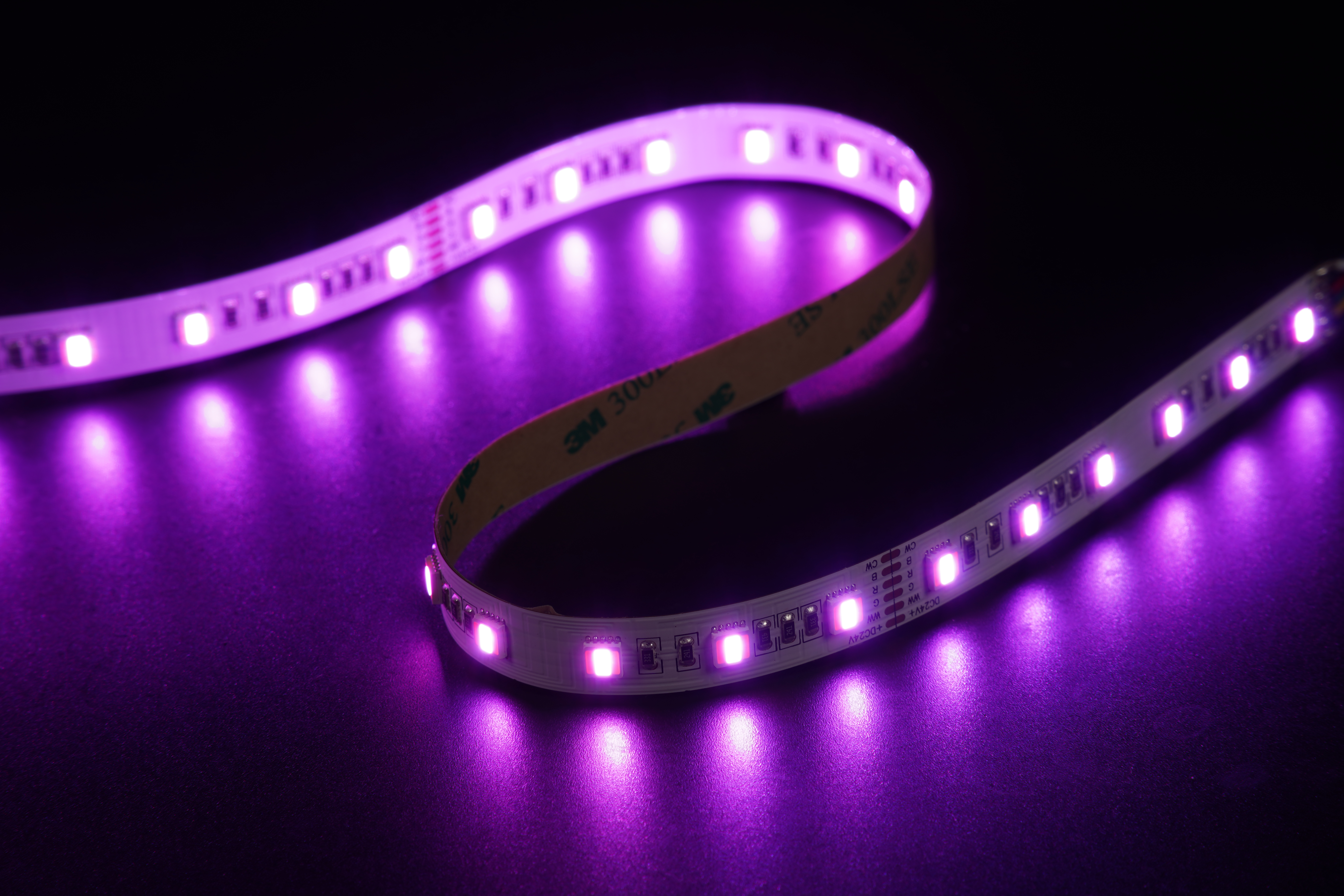 5050 5in1 60leds/m RGBCCT 24V 12MM
